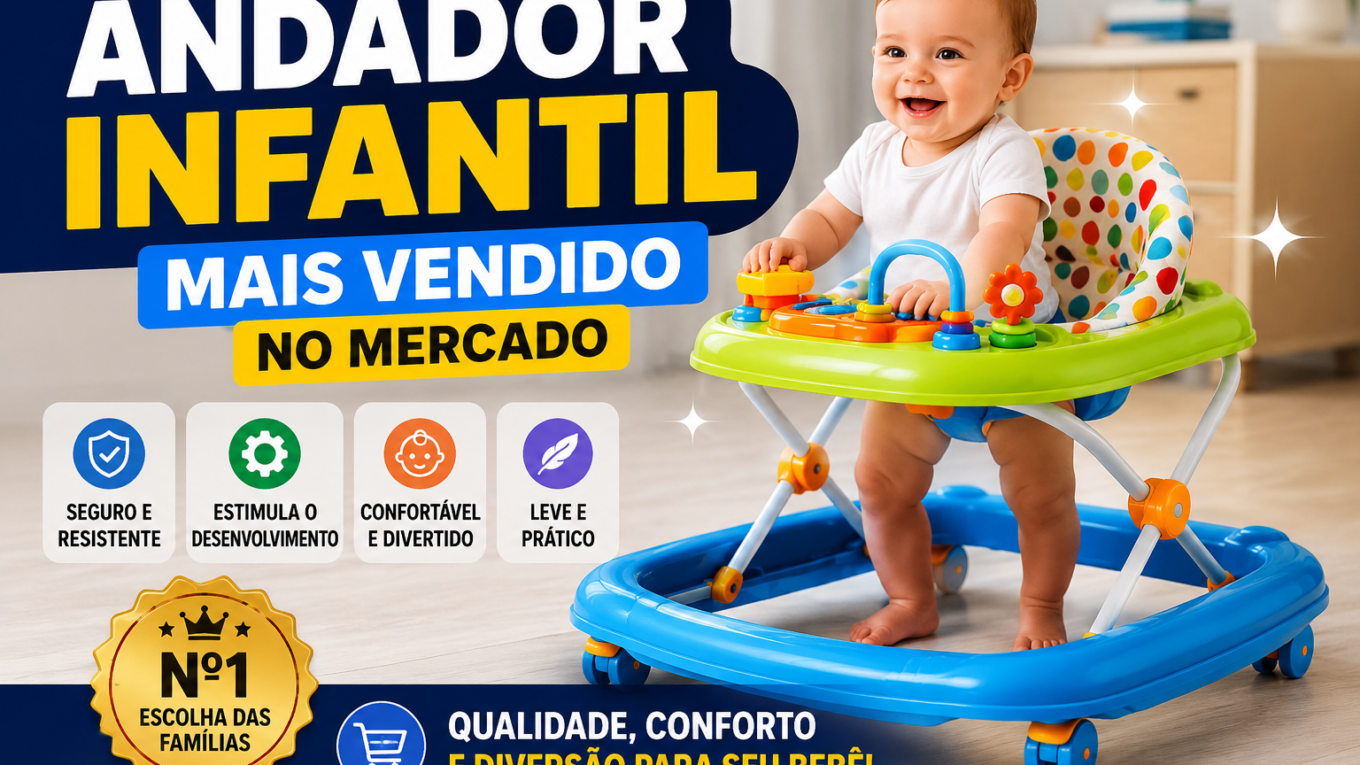 Andador Infantil Mais Vendido No Mercado