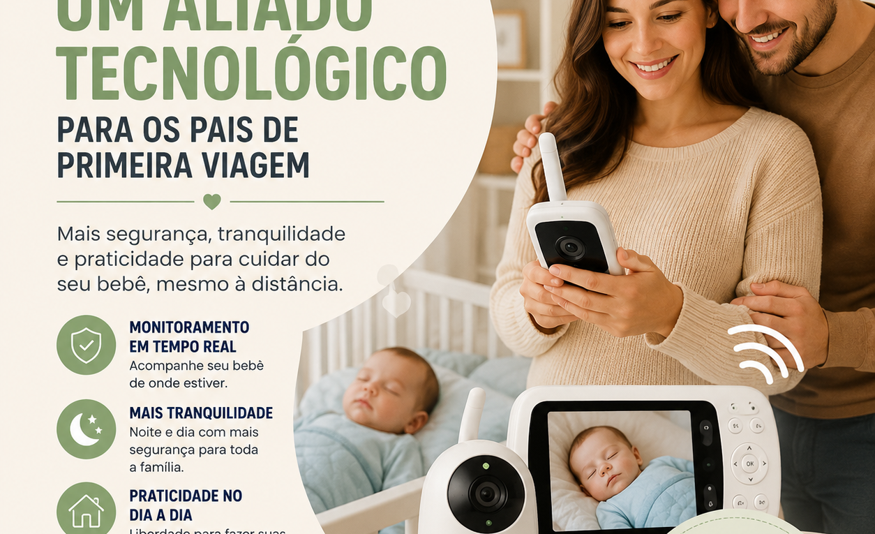 🍼 O Babá Eletrônica: Um Aliado Tecnológico para os Pais de Primeira Viagem
