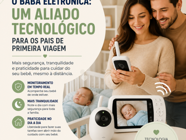 🍼 O Babá Eletrônica: Um Aliado Tecnológico para os Pais de Primeira Viagem